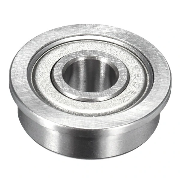 F606ZZ Flange Ball Bearings - 10pcs - 6x17x6mm - Flange Size 19x1.2mm