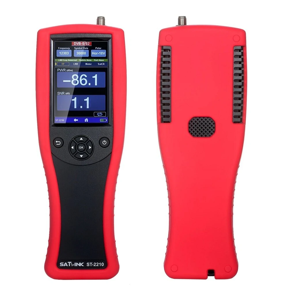 SATLINK ST-2210 DVB-S2 Satellite Meter - 3.95 Inch Touch Screen Signal Finder