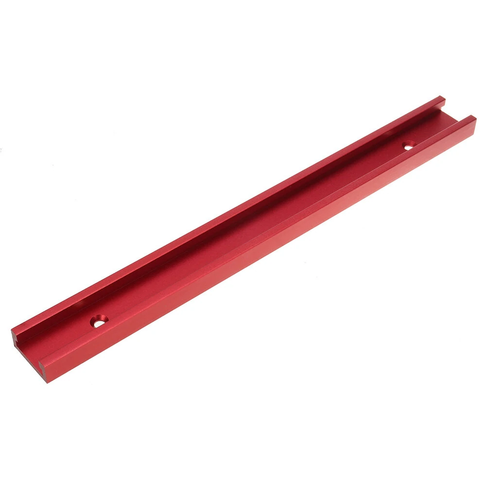Universal T-Slot Miter Track Jig - 300-1220mm Red T-track Fixture For Table Saw Router | 30x12.8mm Woodworking Tool