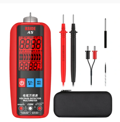 BSIDE A5 Digital Multimeter - Professional Pocket Tester for Voltage Current Capacitance