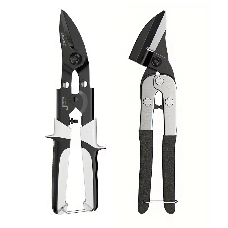 Aviation Snips - Chrome Vanadium Steel - Bent & Straight Head - 250mm Cutter