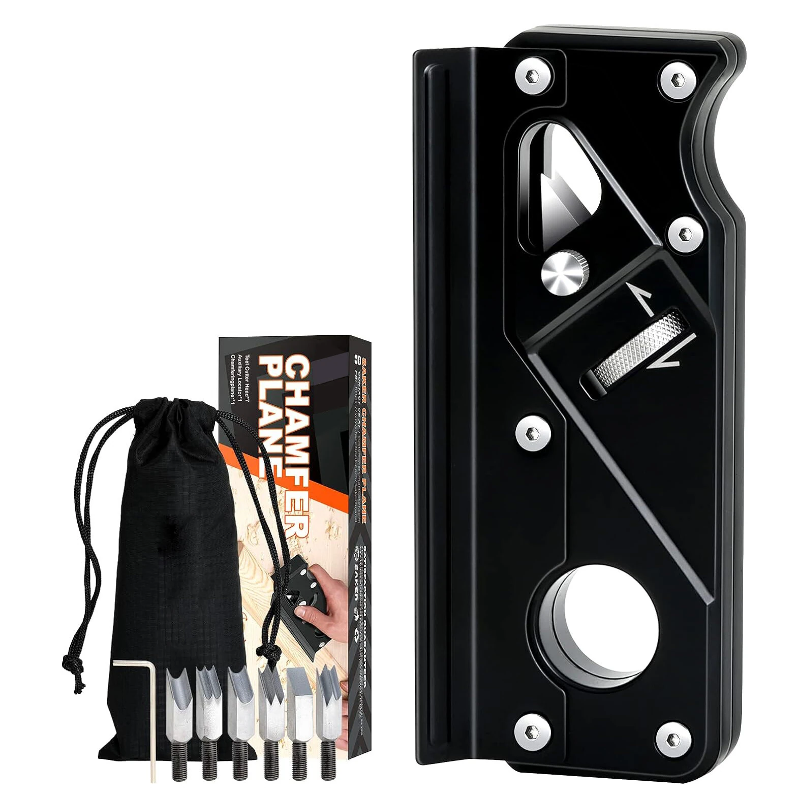 Chamfer Plane | Adjustable Depth High Carbon Steel | Portable Hand Planer