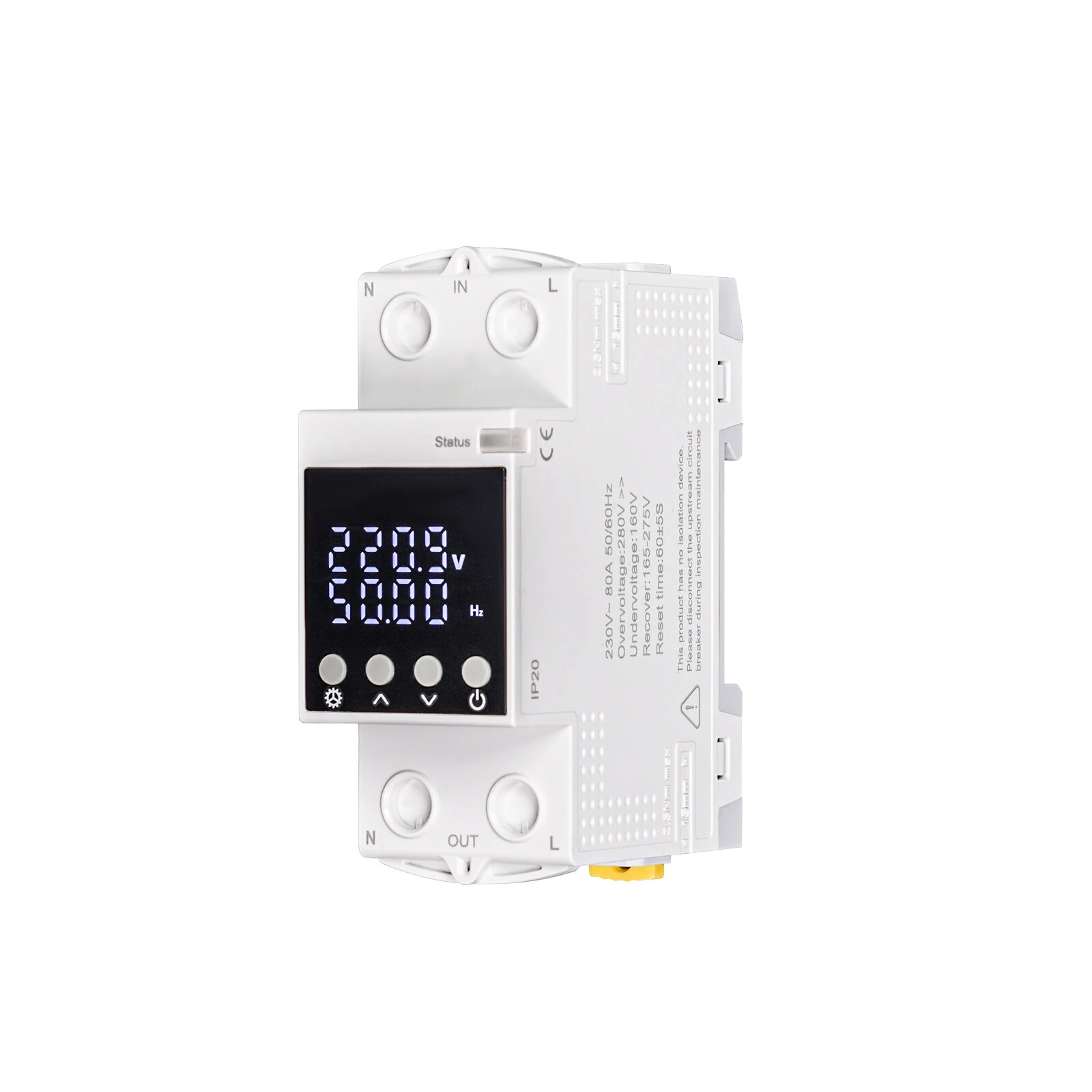 TUYA WiFi Smart Switch 80A - Remote Control & Energy Monitoring | LED Display