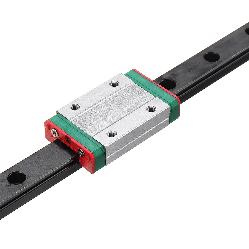 Machifit MGN12 Linear Rail Guide - 100-1000mm Black Oxide with Sliding Block
