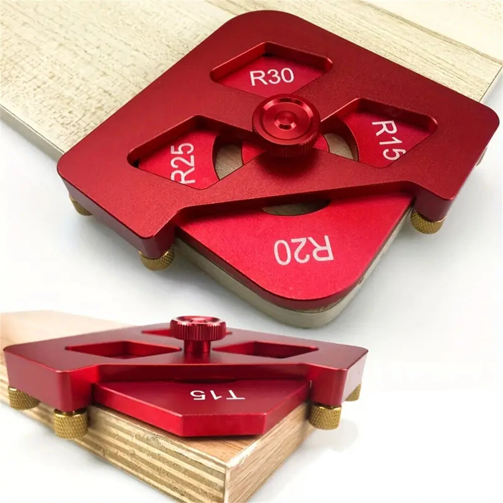 Arc/T Corner Gauge - Aluminum Alloy Chamfering Template Tool | Quick Change