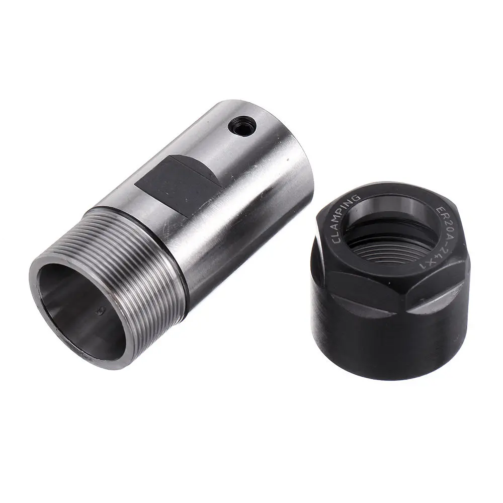 Machifit ER20A Collet Chuck Holder - 14mm Motor Shaft Extension Rod Tool