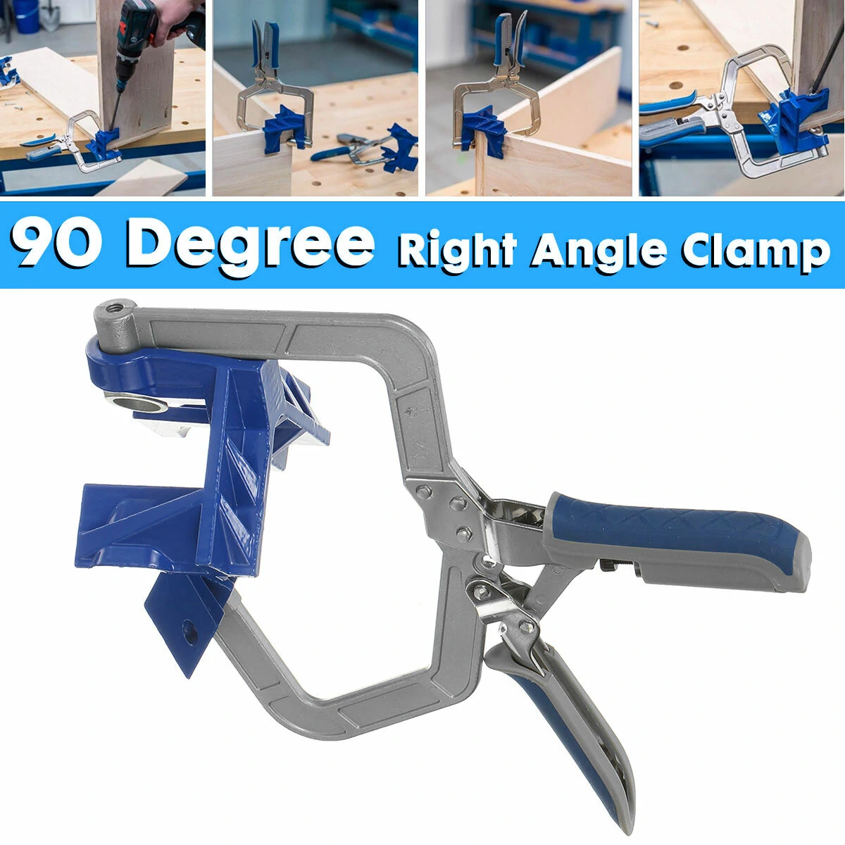 Kreg Right Angle Clamp - 90 Degree Corner Clip for Pocket Hole Joinery