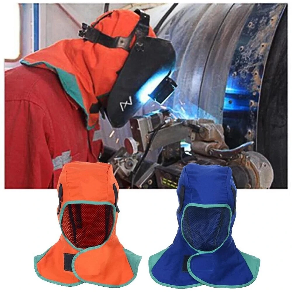 Welding Helmet Hood - Flame Retardant & Breathable Welding Hat - Washable Protection Headgear