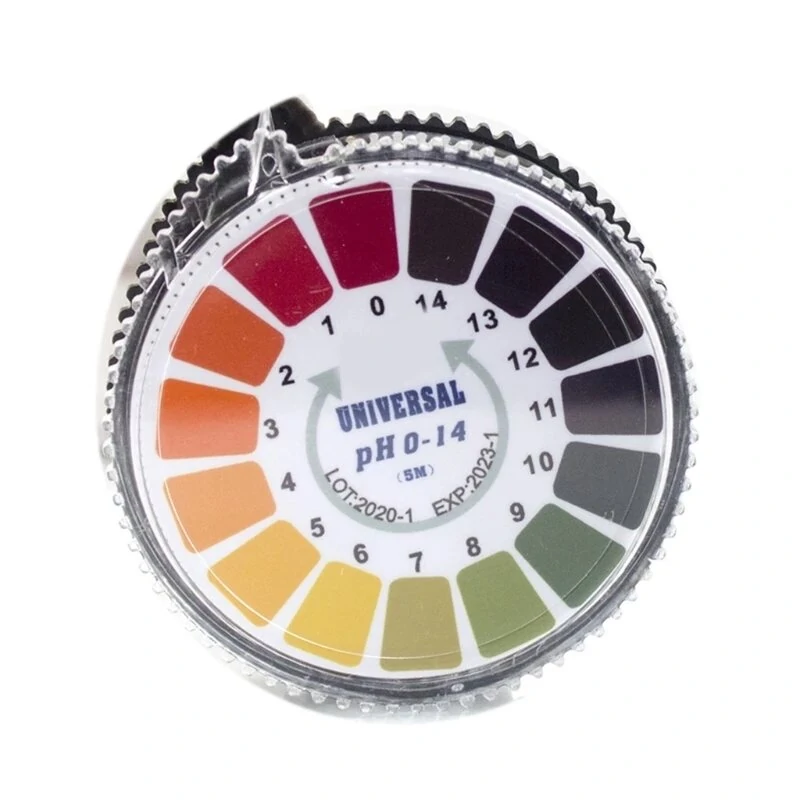 5M Universal PH Test Strips Roll | PH0-14 Tester with Color Chart Dispenser