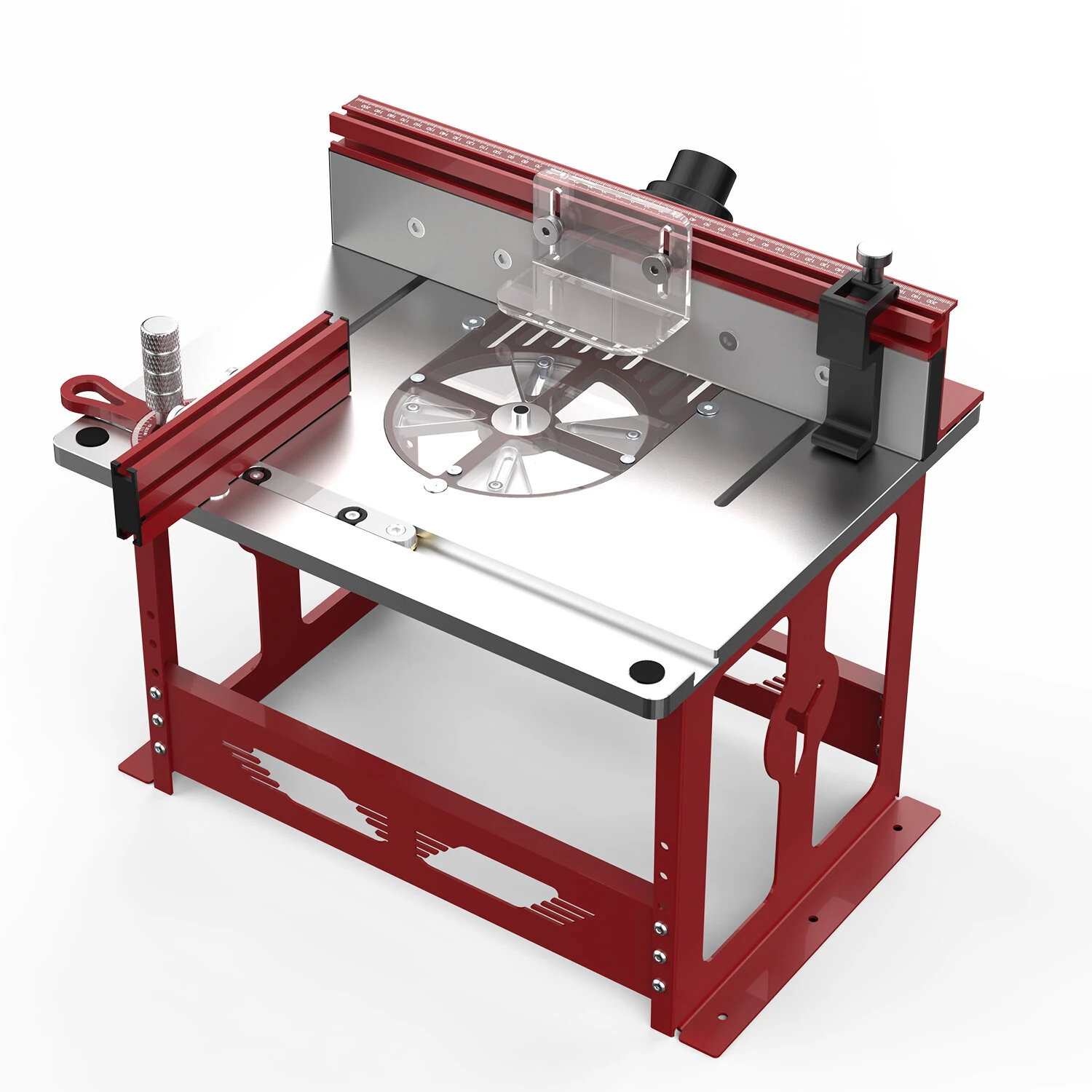 Enjoywood Router Table Workbench - Miter Gauge & Fence System | Dust Port