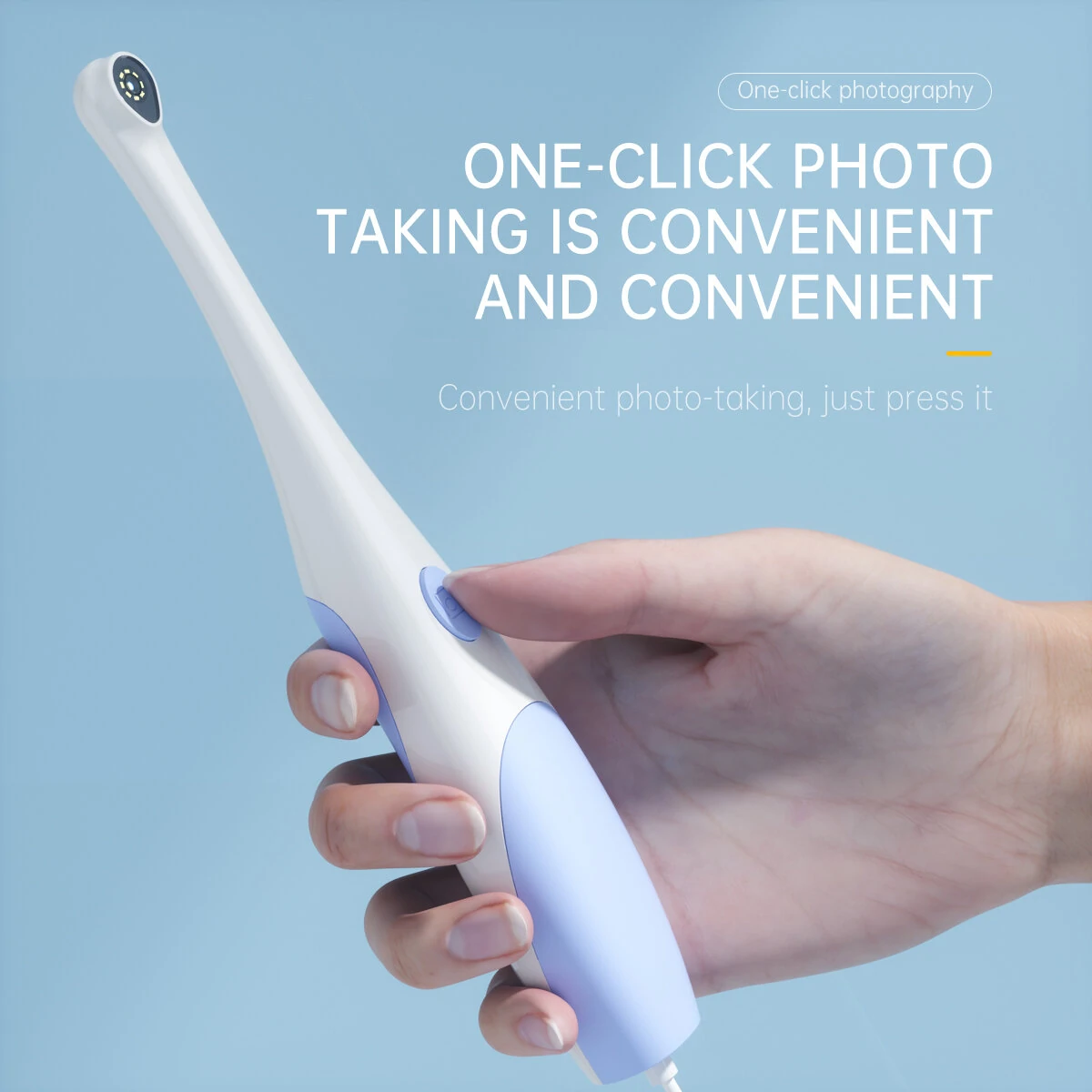 AN109 Oral Dental Intraoral Camera - Type-C 1440P Endoscope for iOS Android