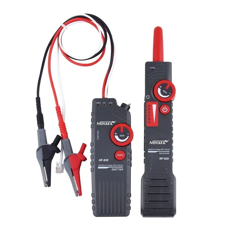 NOYAFA NF-820 Cable Tester - RJ45 RJ11 BNC Wire Tracker | High Low Voltage
