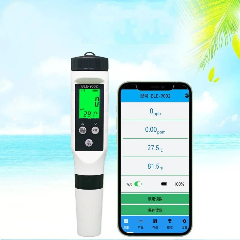 CCOWAY OW-9002 Portable Bluetooth Hydrogen Water Tester | Test Pen for pH, TDS, ORP, Temp