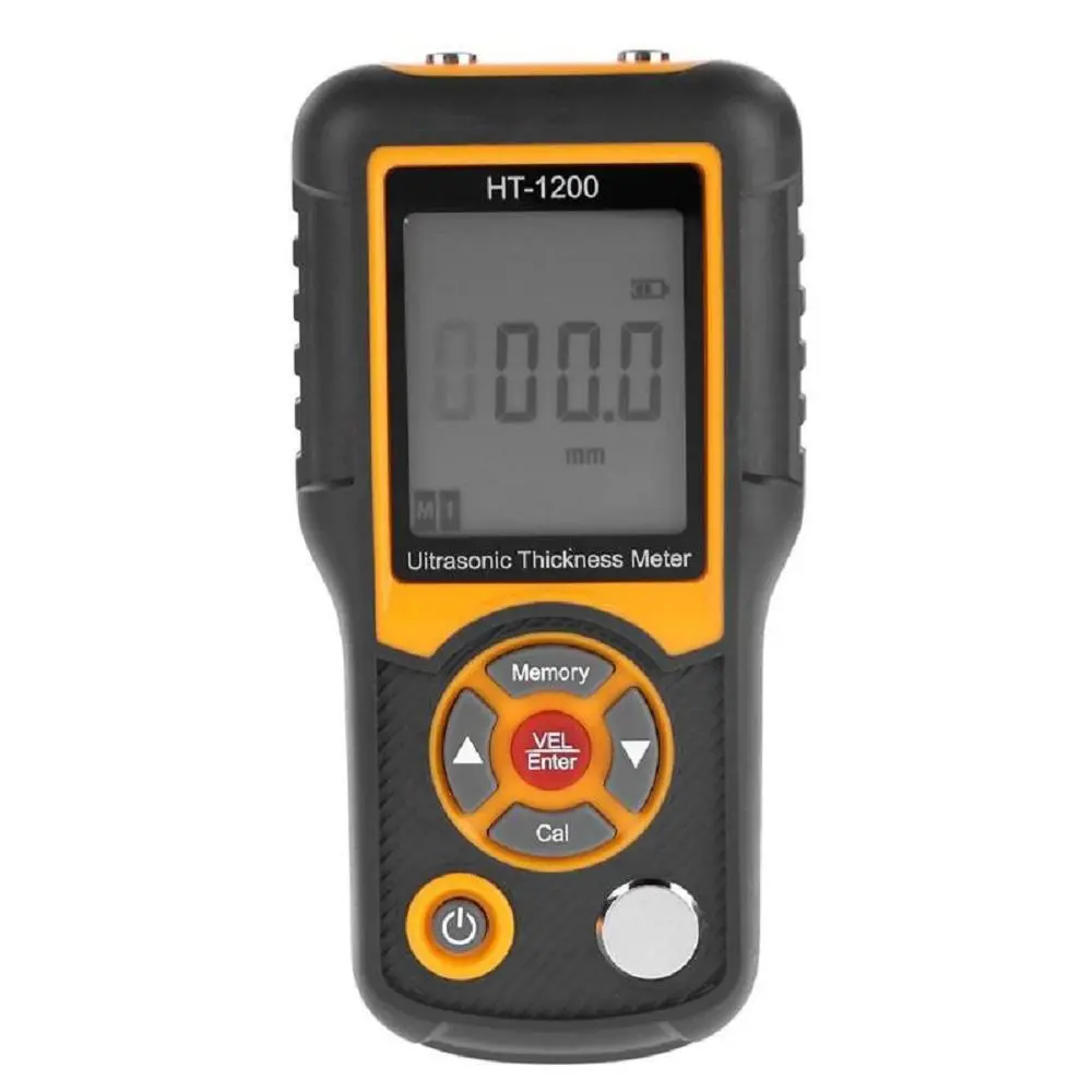 HT-1200 Ultrasonic Thickness Gauge | 1.2-225mm Range | 0.1mm Resolution | 4-Digit LCD