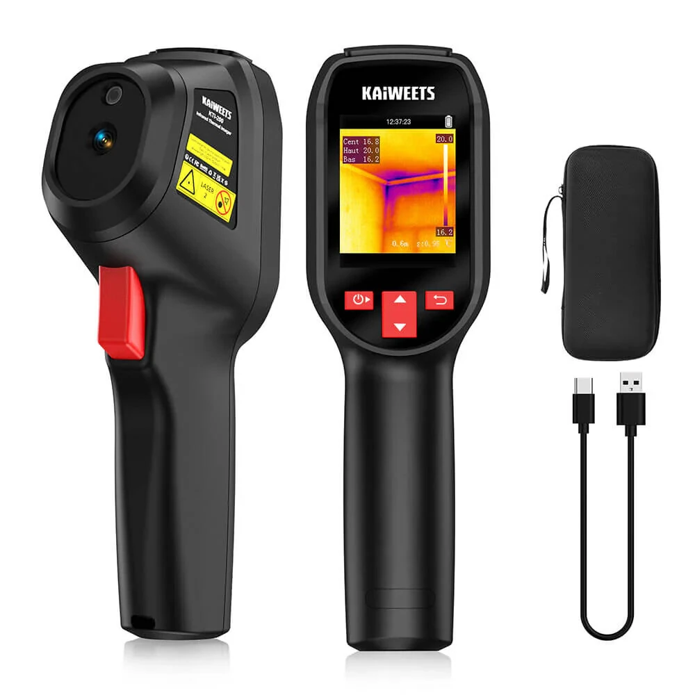 KAIWEETS KTI-200 Thermal Camera | 240x240 IR, 50° FOV, Laser Targeting