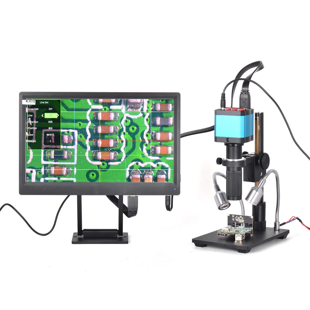 HAYEAR 14MP Full HD Digital Microscope - 1/2.3 Inch Sensor | Color Screen Magnifier