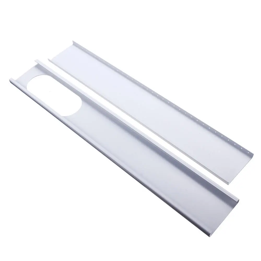 2pcs Adjustable Window Slide Kit - 67.5-120cm AC Wind Shield Plate for Air Conditioner