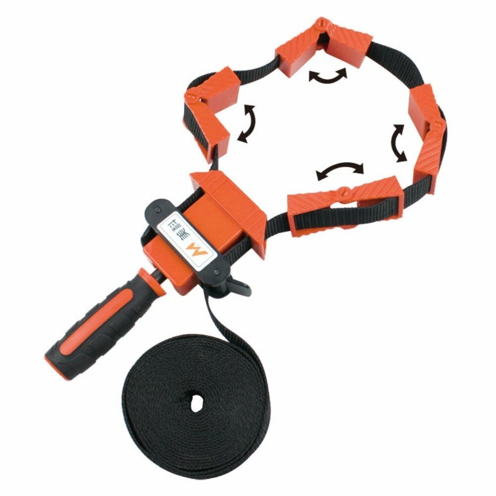 MYTEC Multifunction Belt Clamp Woodworking Band Vise 90 Degree Polygonal Clip