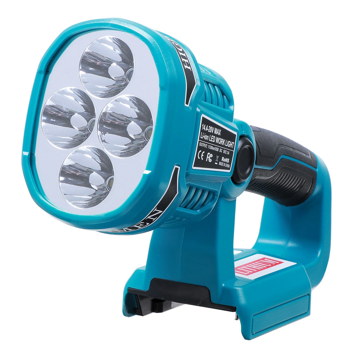 Makita DML812 LED Work Light - 12W Portable 18V Battery/USB Construction Lamp