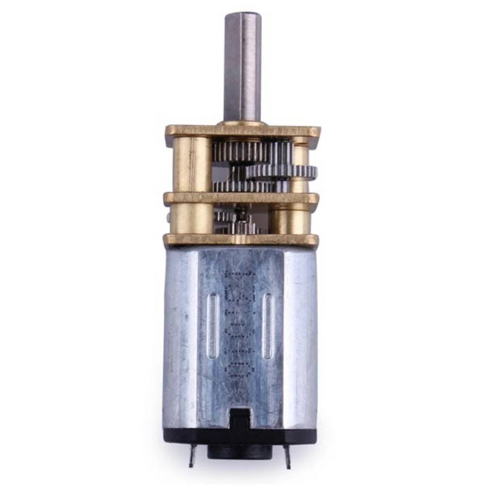 N20 DC Gear Motor - High Torque Miniature Electric Gearbox with Permanent Magnets