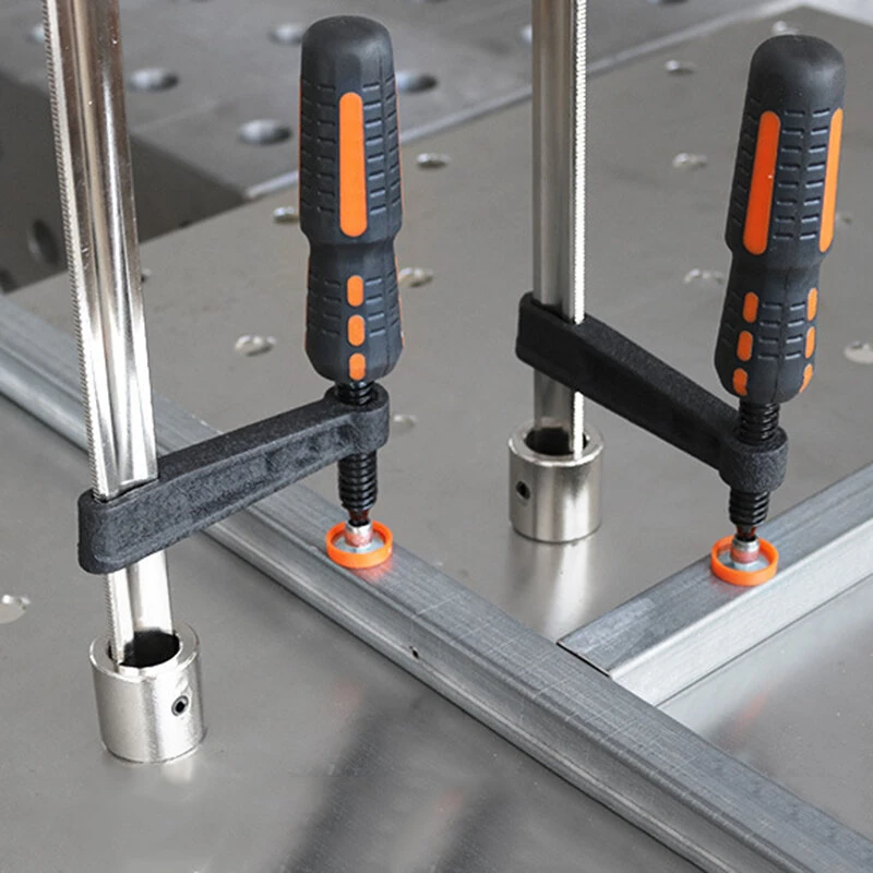 D16 Portable Welding Table Clamp - 200x80mm with Bolt & Locking Screw for D16 Hole System