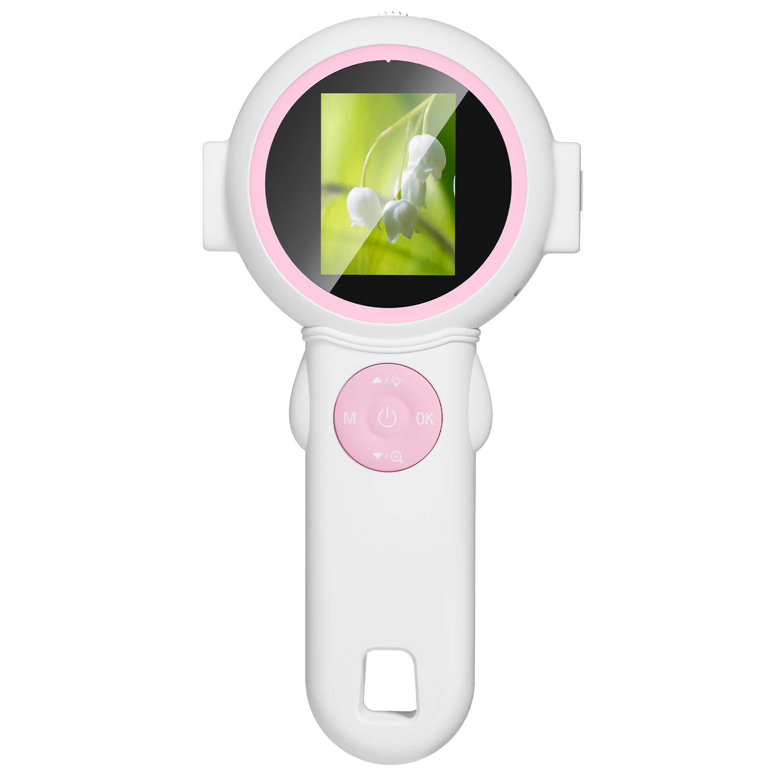 HM020J Kids Camera Microscope 2-in-1 | 2.0-Inch Screen, 8 LED Lights | 4x Zoom, Type-C