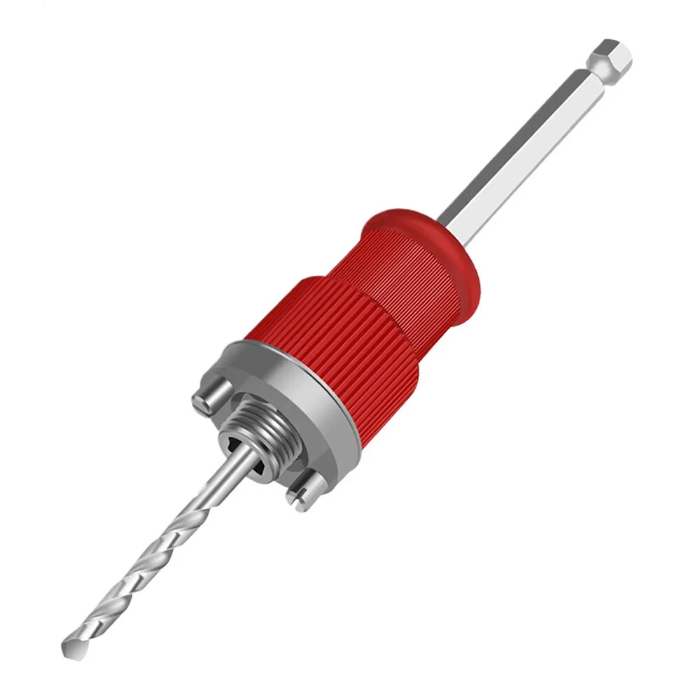 Quick Coring Hole Drill Rod - Carbon Steel Drill Bit 19.5cm | Multi-Material for Wood, Acrylic, Aluminum & Iron | High Hardness Wear Resistant