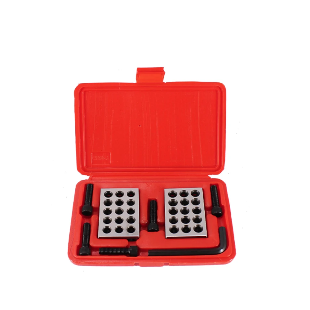 Machifit 1x2x3 Inch 23-Hole Parallel Clamping Block | Lathe Tool Precision Gauge