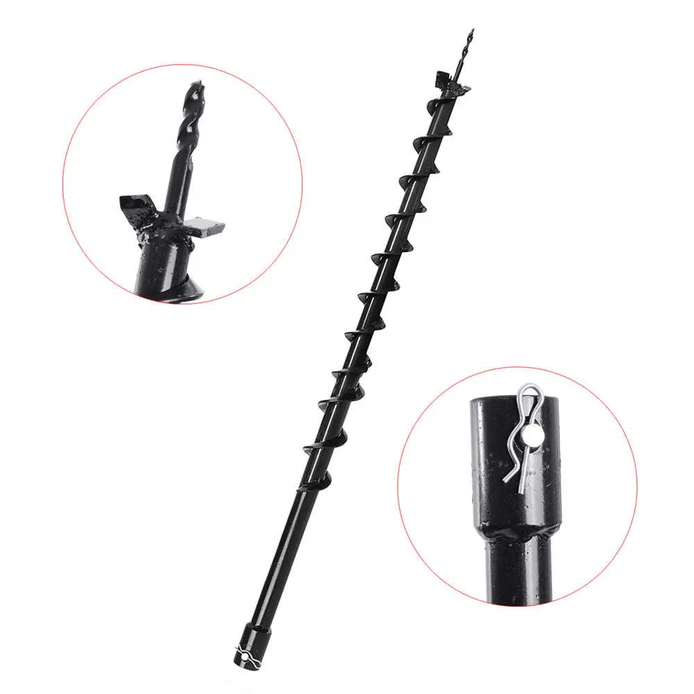 Earth Auger Drill Bit - 40mm x 800mm Fence Post Hole Digger
