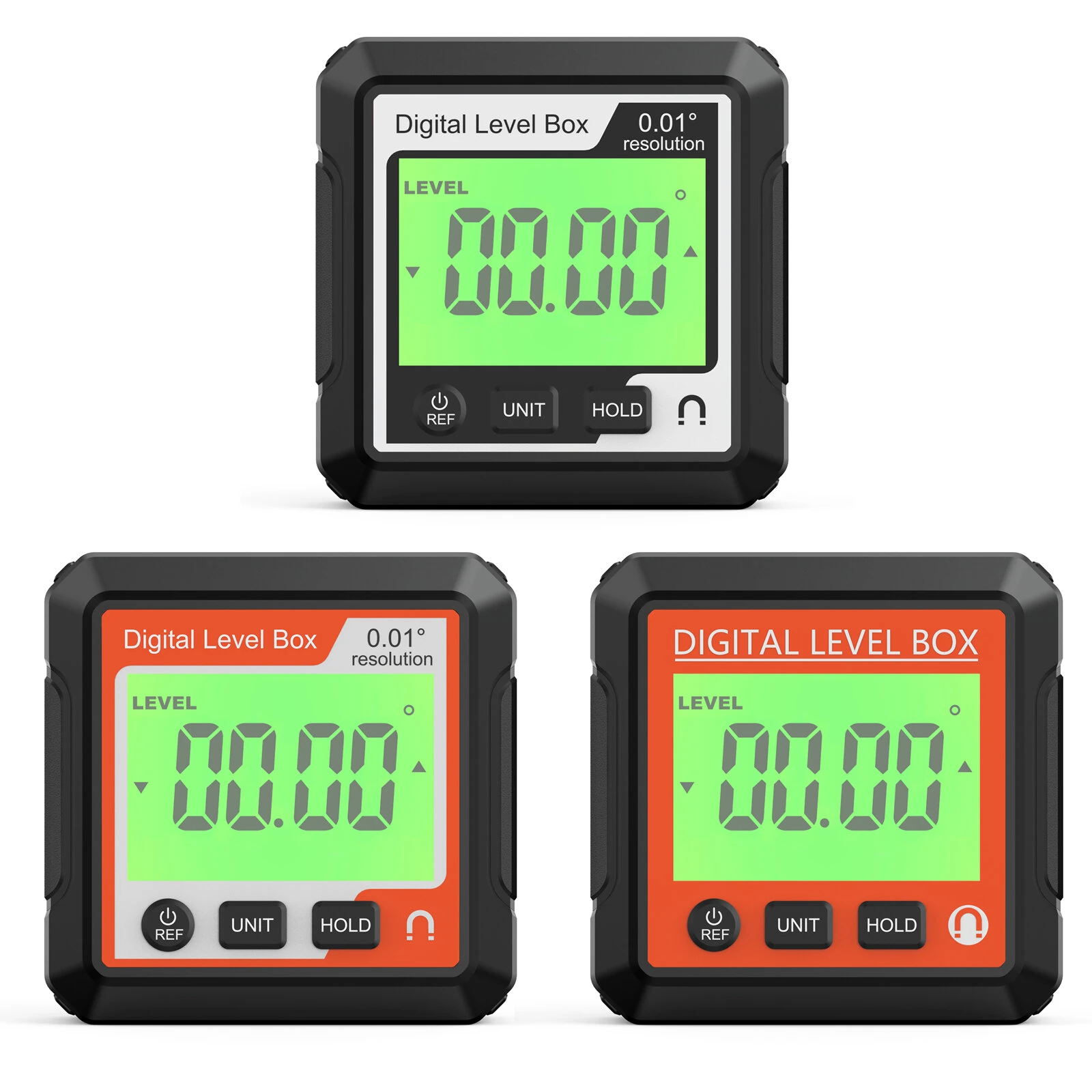 360 Digital Level Angle Gauge | Electronic Magnetic Base & Backlight | Mini Measuring Protractor Inclinometer