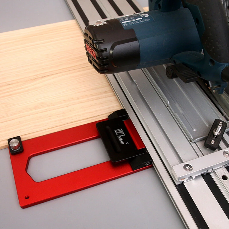 Wnew Track Saw Guide Rail Square - Quick Woodworking Cuts for Festool Rail