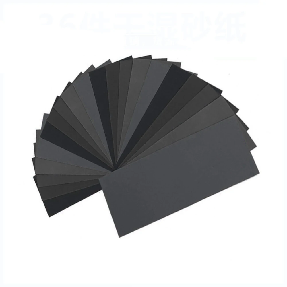 3M Wet Dry Sandpaper 400-3000 Grit | 36pcs 9x3.6 Inch for Wood & Metal Polishing