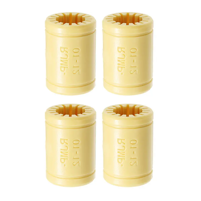 Machifit LM12UU Linear Bearing - 4pcs Solid Polymer for CNC & Tools