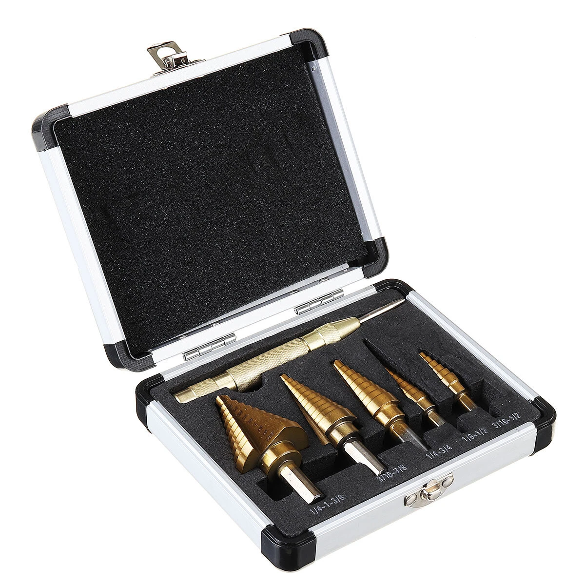 HSS Step Drill Bit Set - 3/5/6 Pcs Cone Hole Cutter Kit