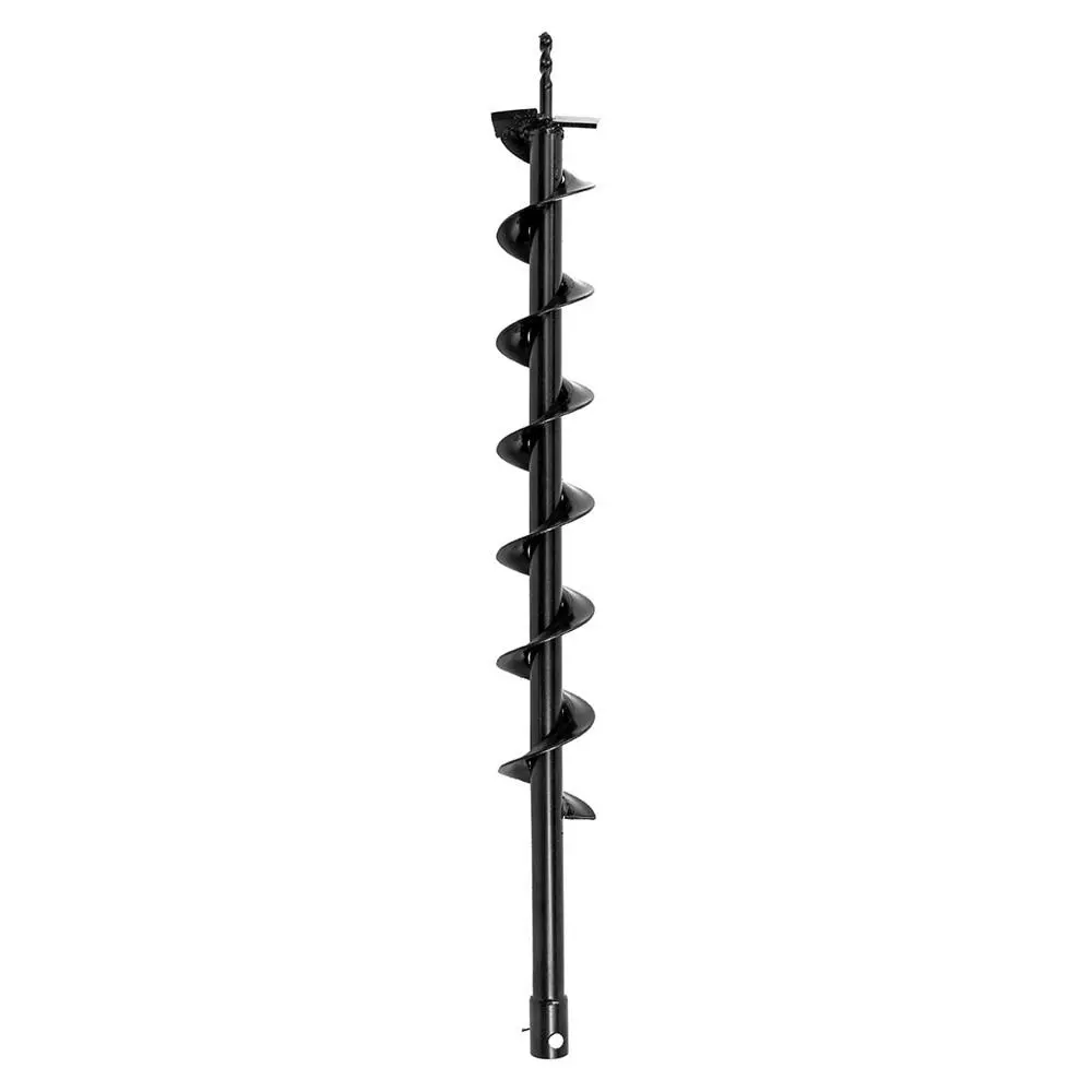 Earth Auger Drill Bit - 800mm x 80mm Hole Digger for Planting & Fencing