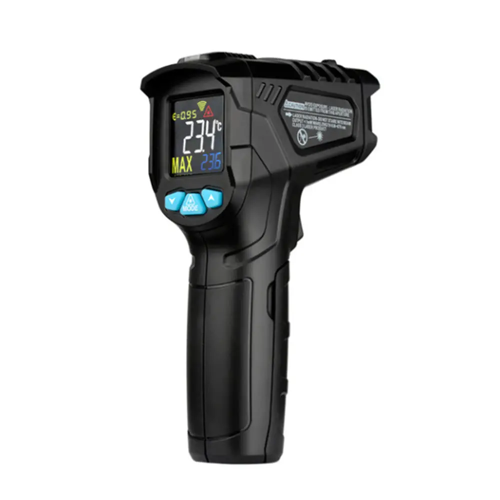 MESTEK IR01A Infrared Thermometer | -50° to 380°C Non-Contact | 12-Point Color Screen