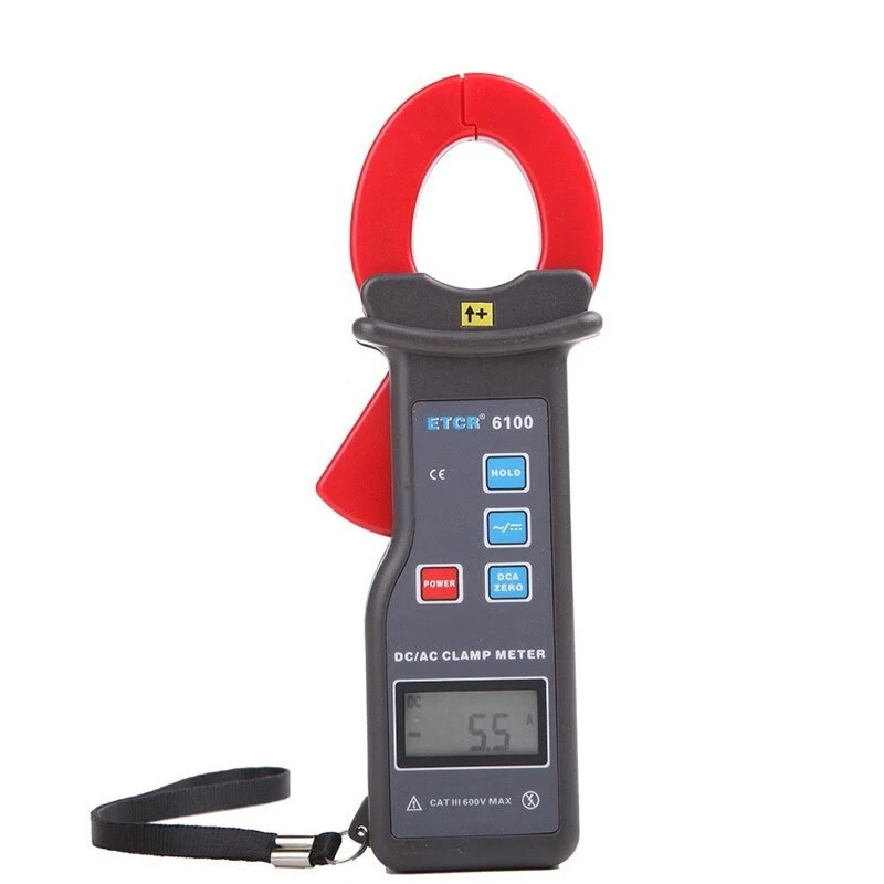 ETCR6100 Digital Clamp Meter - 1000A AC/DC Current Tester & Ammeter