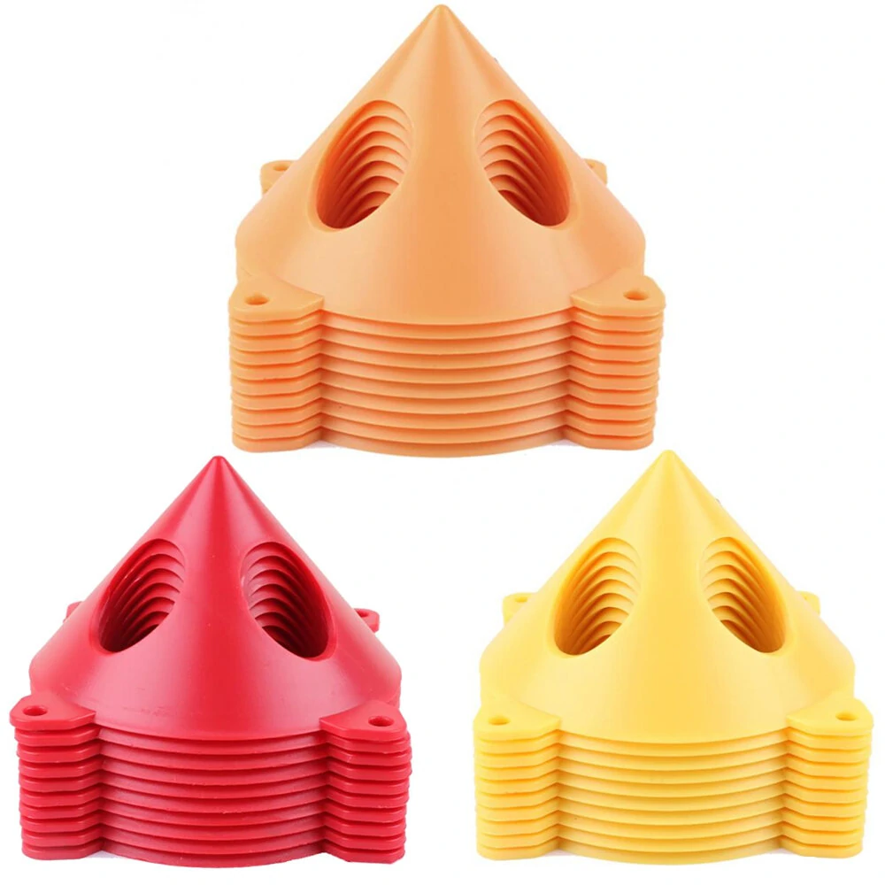 10PCS Portable Woodworking Paint Triangle Stand | Wood Support Pyramids & Lift Pads