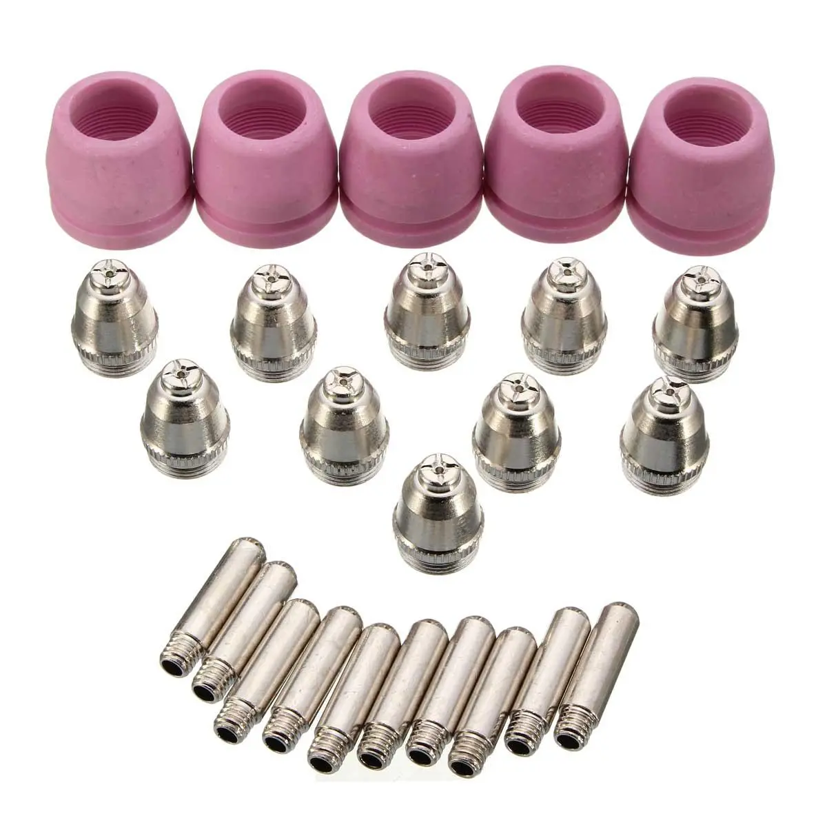SG-55 AG-60 Plasma Cutter Consumables Kit - 25Pcs Tips for 40/50/60 Amp