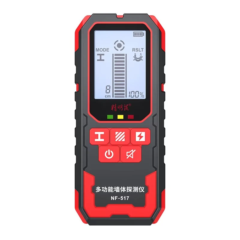 NOYAFA NF-517 Wall Detector - Laser Rangefinder & Digital Level | 2.4 Screen, Type-C Charging
