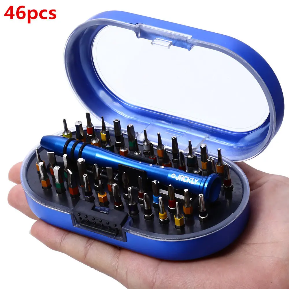 JACKLY 46PCS Precision Screwdriver Set | HT0240ACR | Electronic Repair Tools
