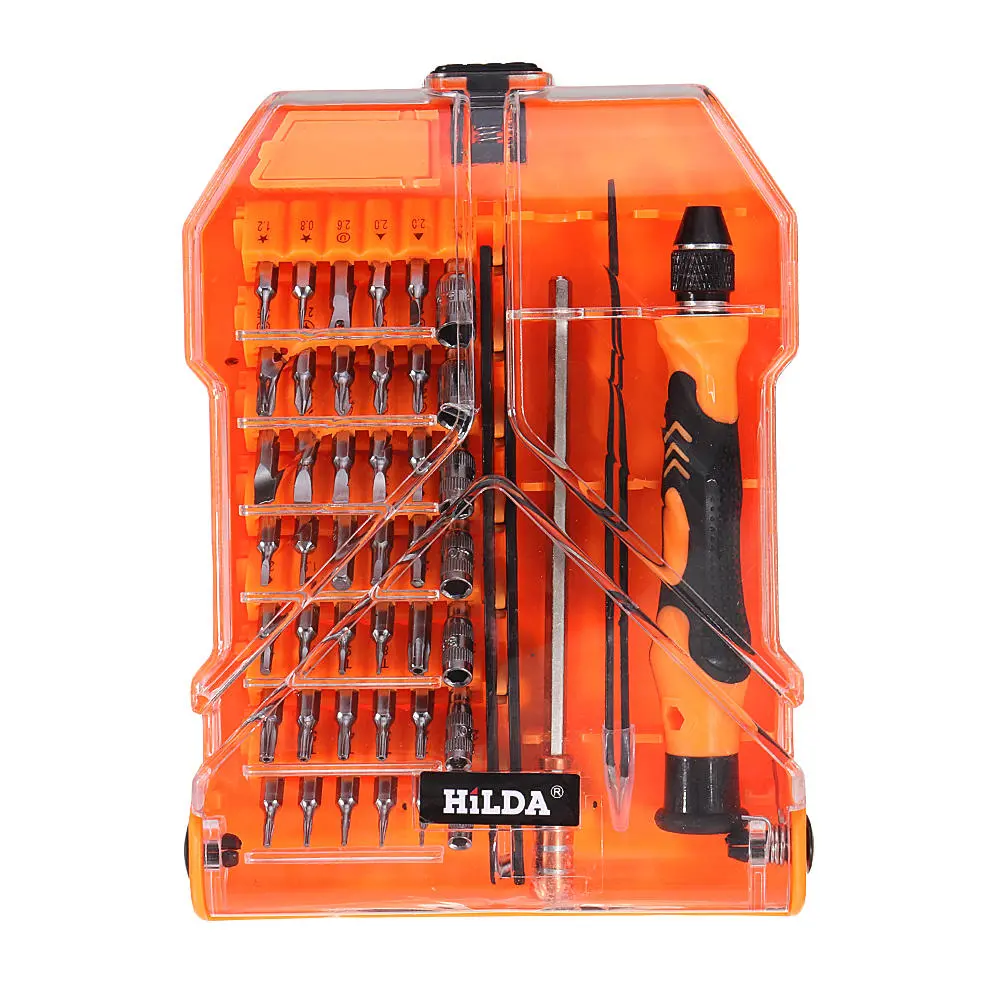 HILDA 45 in 1 Magnetic Screwdriver Set | Precision Repair Kit for Phone Watch Computer