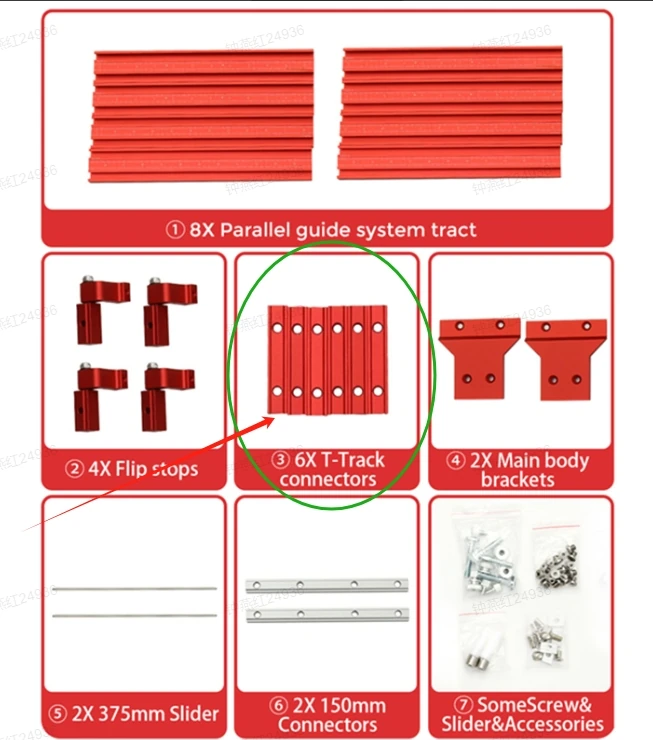 ENJOYWOOD Router Table Plate Guide Rail | Precision Miter Fence System