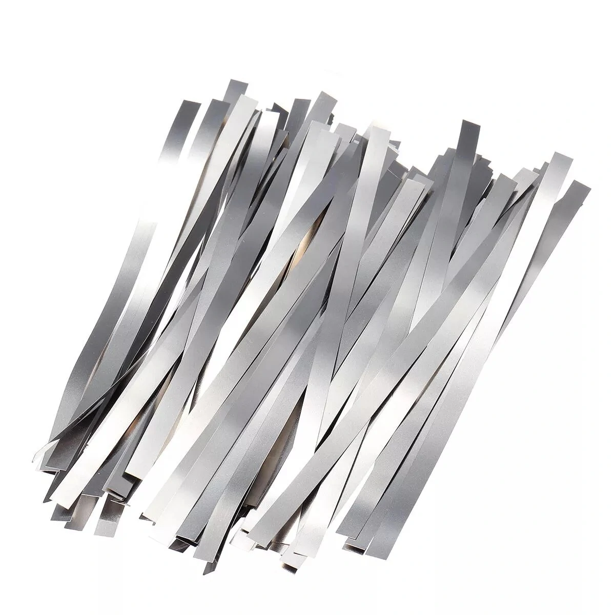 Pure Nickel 99.96% Battery Tabs Mat - 1000Pcs 0.1x4x100mm Low Resistance Welding