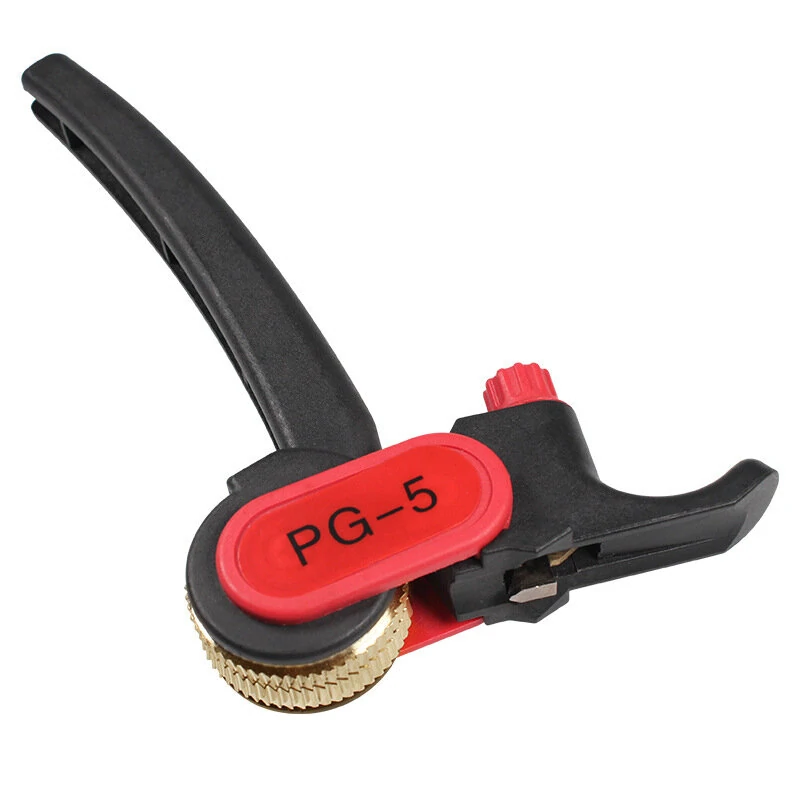 PG-5 Manual Cable Stripper & Cutter - Ratchet Stripping Knife for ≥25mm Cables