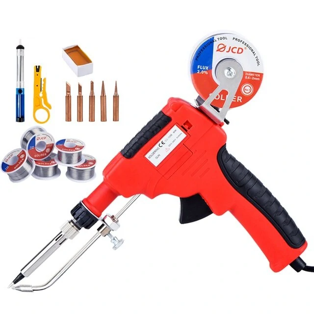 JCD 129B-19 80W Soldering Iron Kit | Solder Gun with Wire for Circuit Board & Jewelry DIY