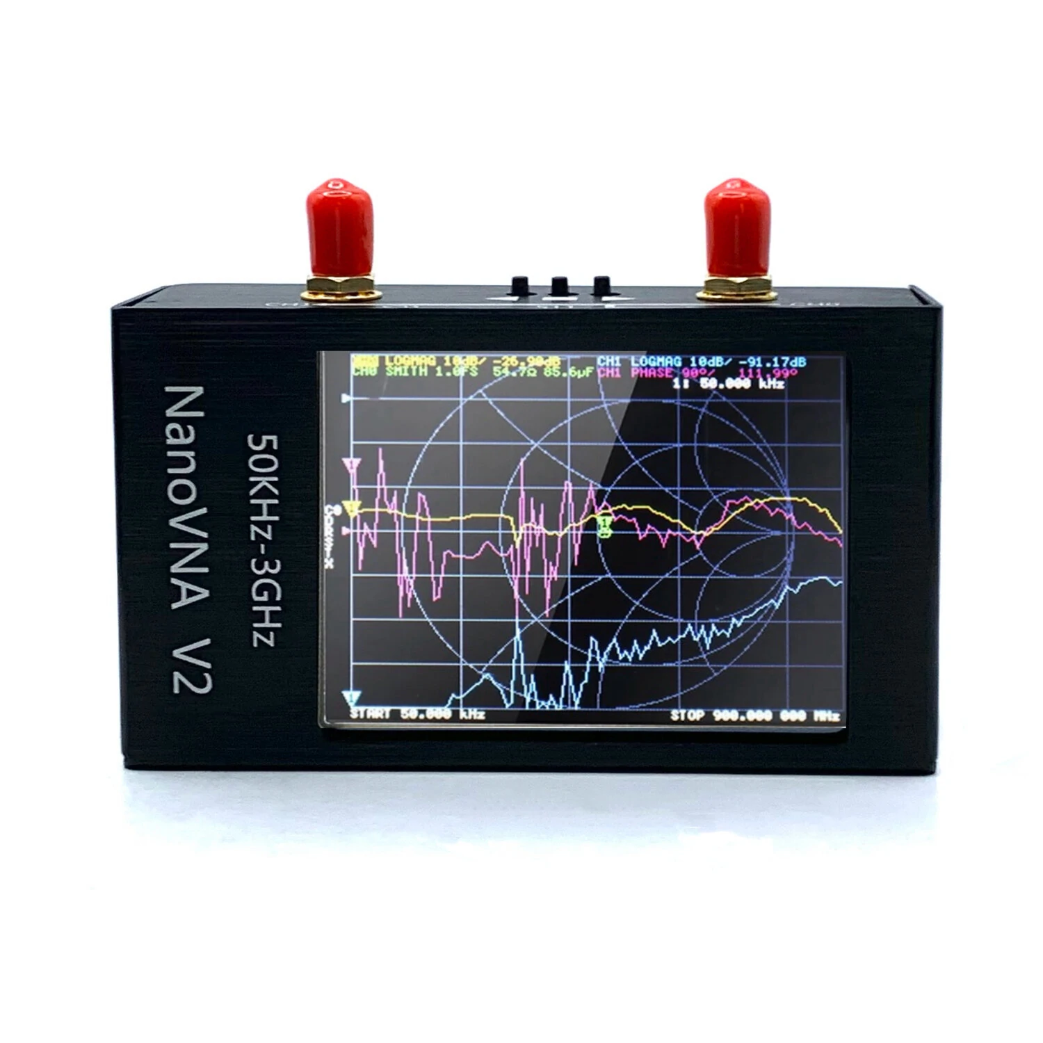 NanoVNA V2 3GHz Vector Network Analyzer | 70dB Dynamic Range, 2.8 Display & Cal Kit