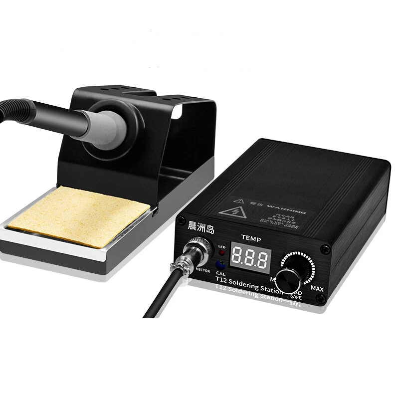 75W Digital Display Soldering Station | T12 Fast Heating for Phone & Computer Repair