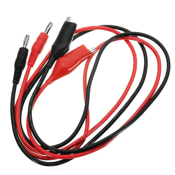 LODESTAR LA04010 Test Probe - 1000V 10A Alligator Clip to Banana Plug