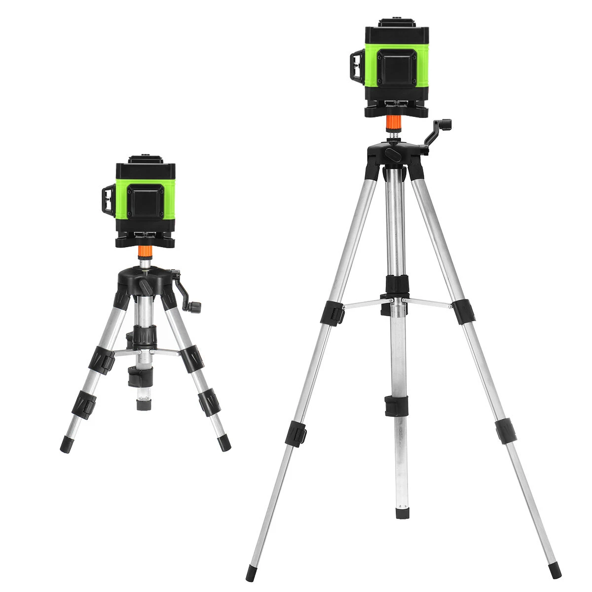 Green Light Laser Level - 12/16 Line Self-Leveling - 360° Rotary Measure Tool
